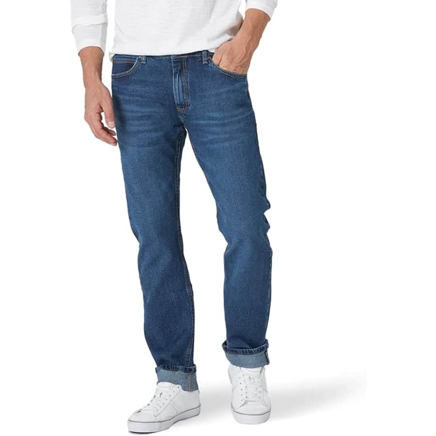 Lee Men's Legendary Slim Straight Jeans: $27