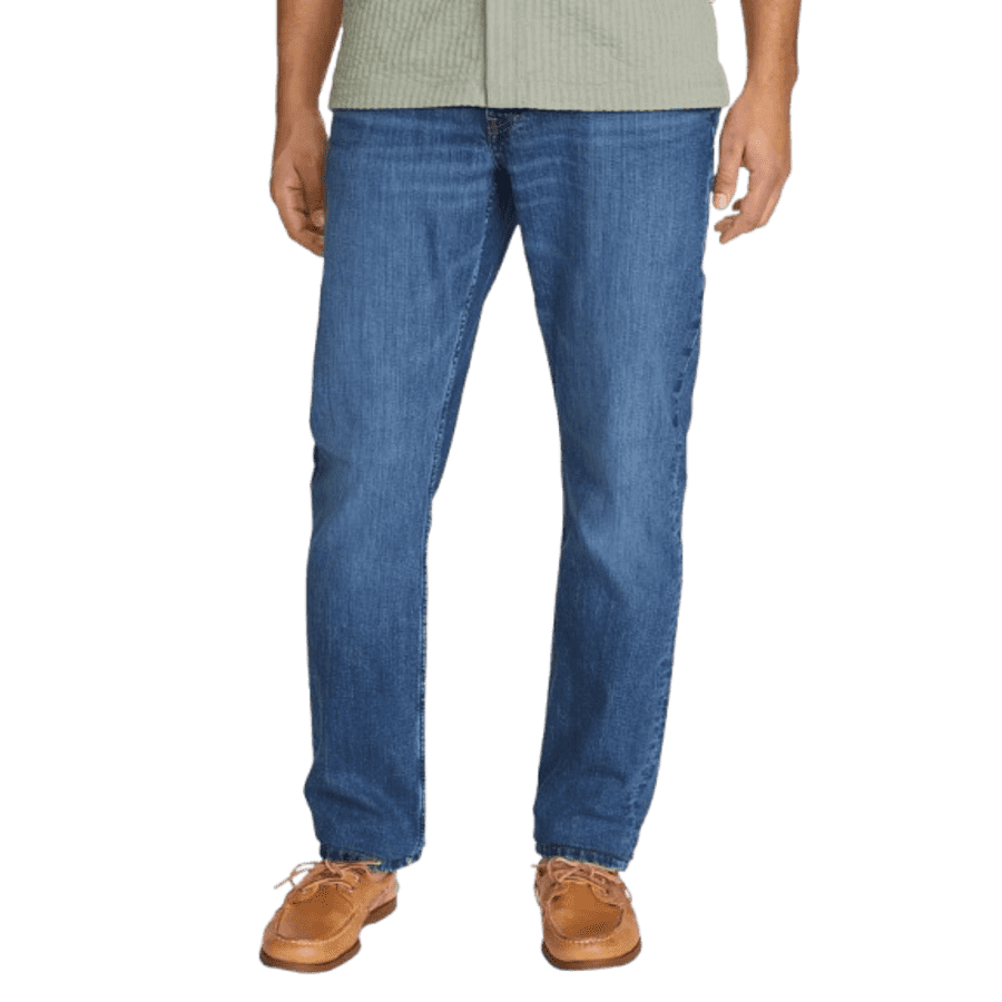 Eddie Bauer Men's H2Low Flex Straight Fit Jeans: $24.99